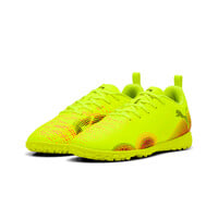 Puma botas de futbol niño multitaco y terreno duro FUTURE 8 PLAY TT AMARILLO lateral interior