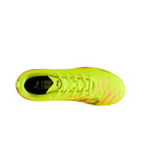 Puma botas de futbol niño multitaco y terreno duro FUTURE 8 PLAY TT AMARILLO vista superior