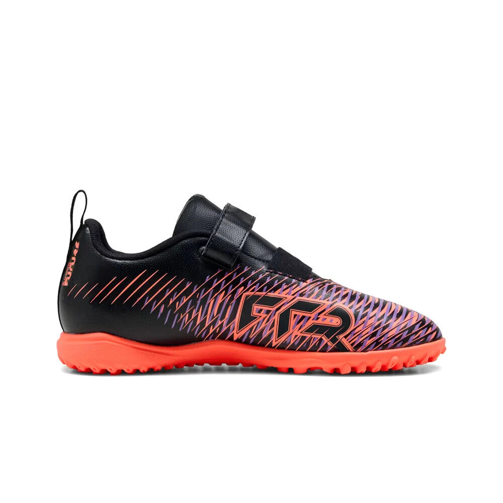 Puma botas de futbol niño multitaco y terreno duro FUTURE 8 PLAY TT V NEGRO puntera