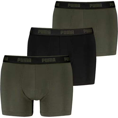 PUMA EVERYDAY BASIC BOXERS 3P verde