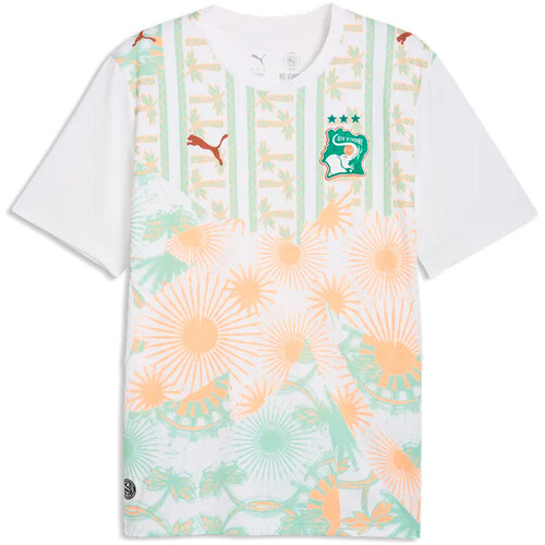 Puma camiseta de fútbol oficiales COSTA DE MARFIL MUNDIAL 2026 SEGUNDA EQUIPACION BLANCO