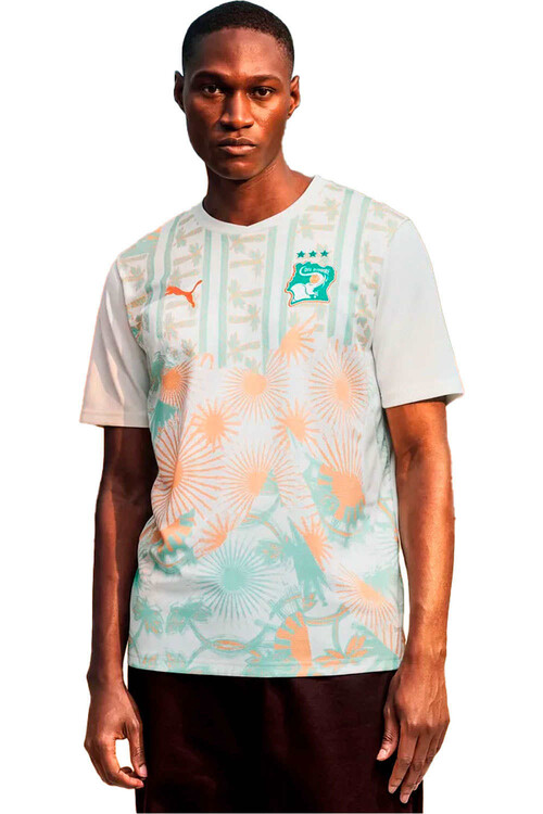 Puma camiseta de fútbol oficiales COSTA DE MARFIL MUNDIAL 2026 SEGUNDA EQUIPACION BLANCO