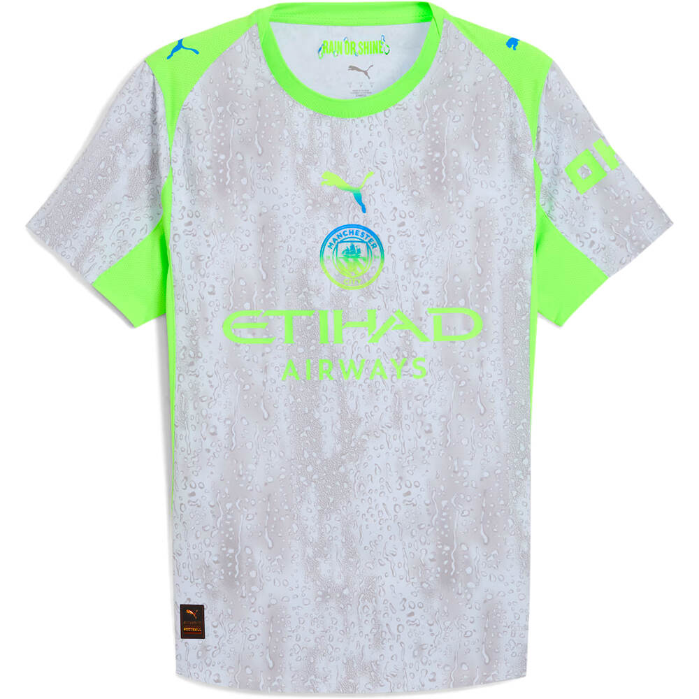 Puma camiseta de fútbol oficiales MANCHESTER CITY 25/26 TERCERA EQUIPACION AUTHENTIC AZUL 04