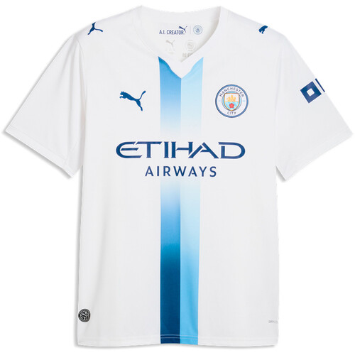 Puma camiseta de fútbol oficiales MANCHESTER CITY 26/27 TERCERA EQUIPACION BLANCO
