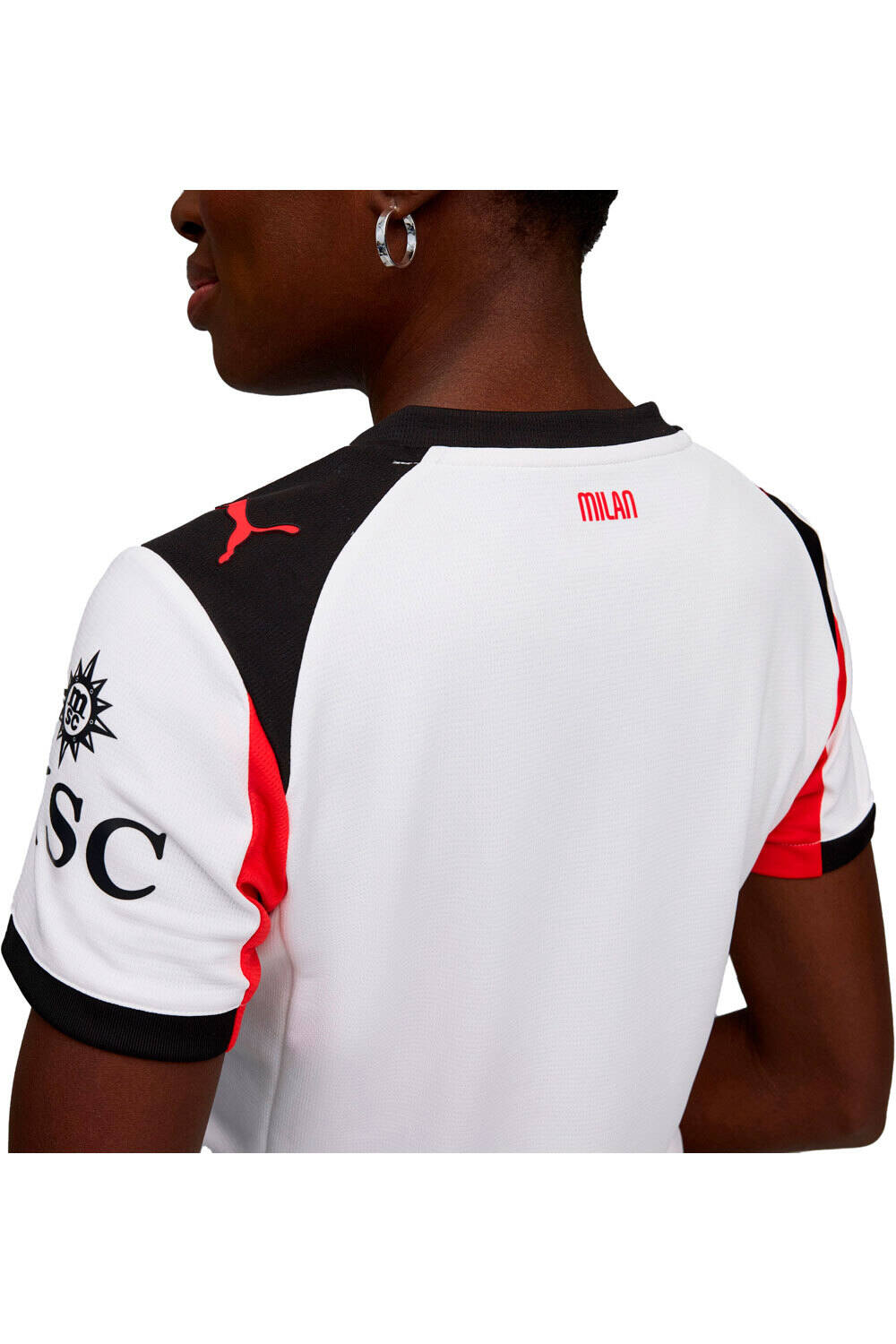 Puma camiseta de fútbol oficiales MILAN 25/26 SEGUNDA EQUIPACION BLANCO 03