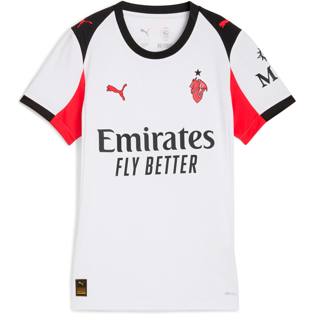 Puma camiseta de fútbol oficiales MILAN 25/26 SEGUNDA EQUIPACION BLANCO 04