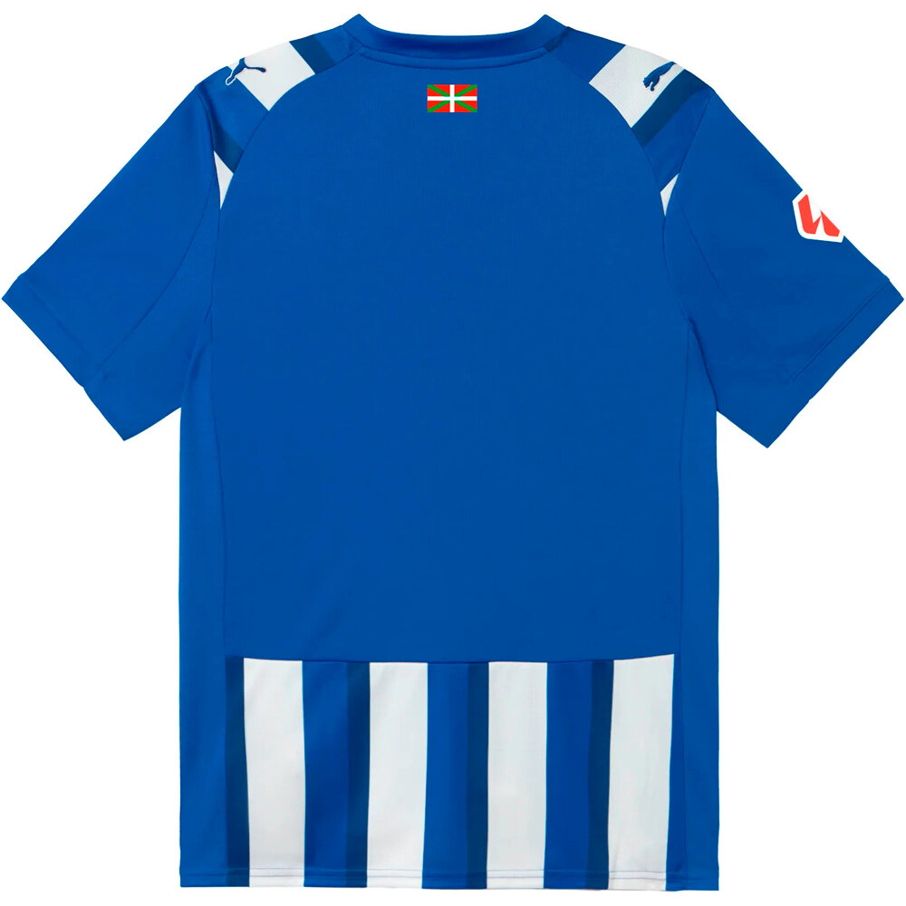Puma camiseta de fútbol oficiales niño ALAVES 25/26 PRIMERA EQUIPACION  vista trasera