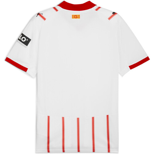 Puma camiseta de fútbol oficiales niño GIRONA 25/26 PRIMERA EQUIPACION BLANCO