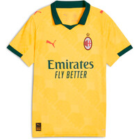 Puma camiseta de fútbol oficiales niño MILAN 25/26 TERCERA EQUIPACION AMARILLO 03