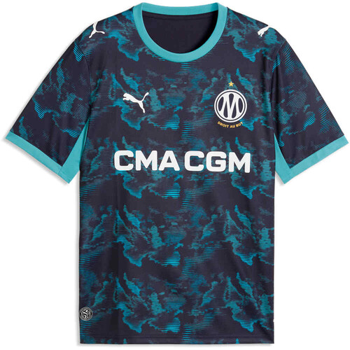 PUMA OLYMPIC DE MARSELLA 26/27 SEGUNDA EQUIPACION azul