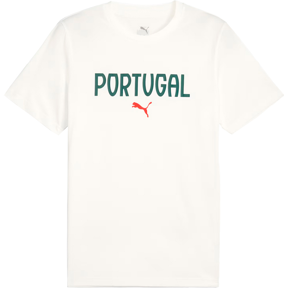 Puma camiseta de fútbol oficiales PORTUGAL 25 TRAVEL BLANCO vista detalle