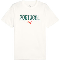 Puma camiseta de fútbol oficiales PORTUGAL 25 TRAVEL BLANCO vista detalle