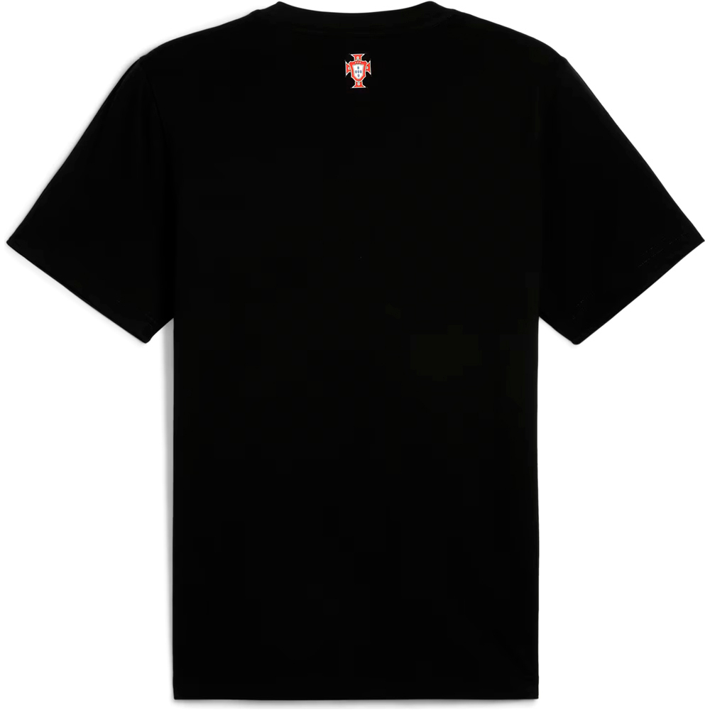 Puma camiseta de fútbol oficiales PORTUGAL 25 TRAVEL NEGRO 03