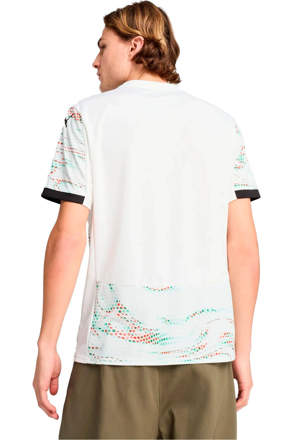 Puma camiseta de fútbol oficiales PORTUGAL 25/26 SEGUNDA EQUIPACION BLANCO vista trasera