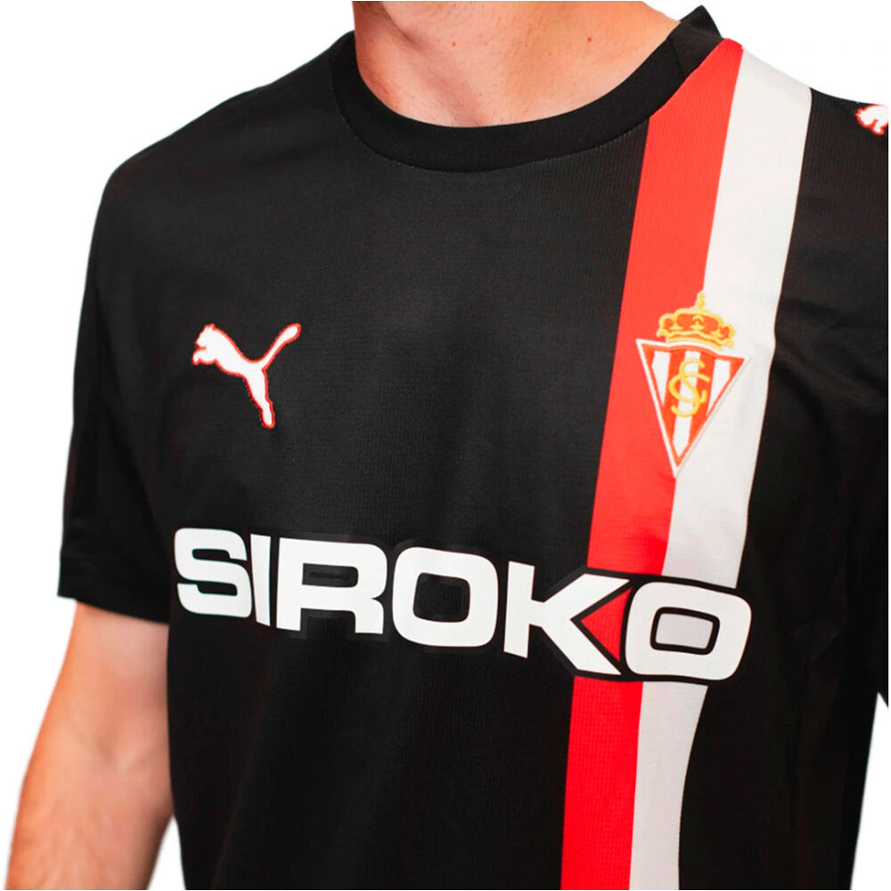 Puma camiseta de fútbol oficiales SPORTING DE GIJON 25/26 SEGUNDA EQUIPACION  vista detalle