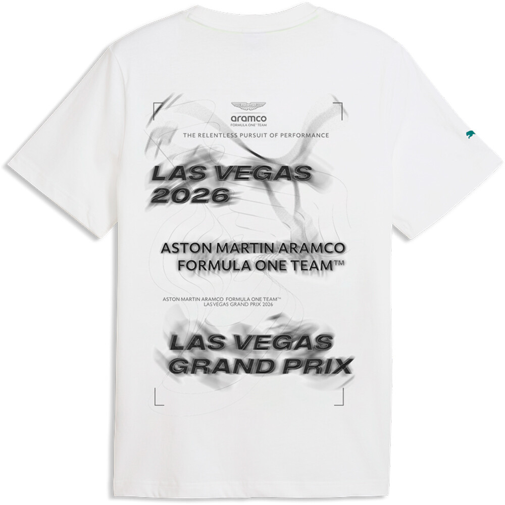 Puma camiseta manga corta hombre ASTON MARTIN F1 TEAM LAS VEGAS VERDE 03