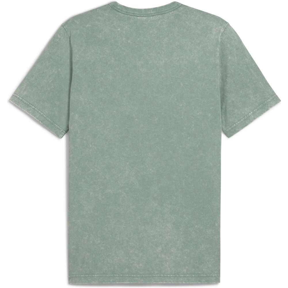 Puma camiseta manga corta hombre CLASS WASHED VERDE 03