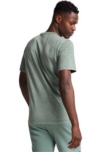 Puma camiseta manga corta hombre CLASS WASHED VERDE vista trasera