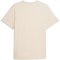 Puma camiseta manga corta hombre ESSENTIALS ELEVATED MARRON 03
