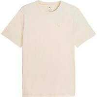 Puma camiseta manga corta hombre ESSENTIALS ELEVATED MARRON vista detalle