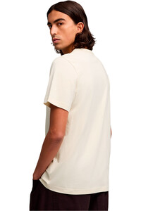 Puma camiseta manga corta hombre ESSENTIALS ELEVATED MARRON vista trasera