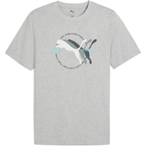 Puma camiseta manga corta hombre GRAPHICS MULTIPLE GRIS