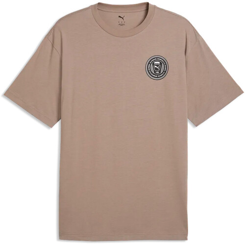 Puma camiseta manga corta hombre GRAPHICS RELAXED MARRON