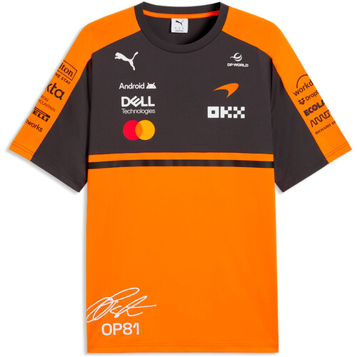 Puma camiseta manga corta hombre MCLAREN MASTERCARD F1 TEAM PIASTRI NARANJA