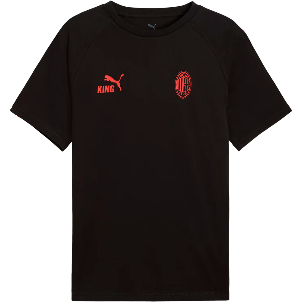 Puma camiseta manga corta hombre MILAN KING NEGRO vista detalle