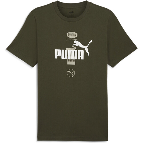 Puma camiseta manga corta hombre POWER VERDE
