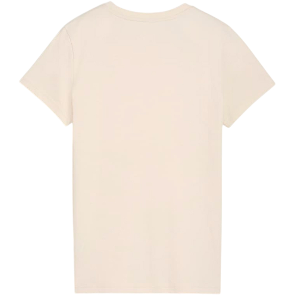 Puma camiseta manga corta mujer ESSENTIALS ELEVATED MARRON vista detalle