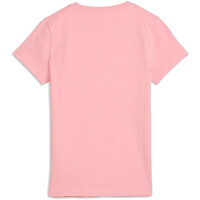 Puma camiseta manga corta mujer ESSENTIALS ELEVATED ROSA vista trasera