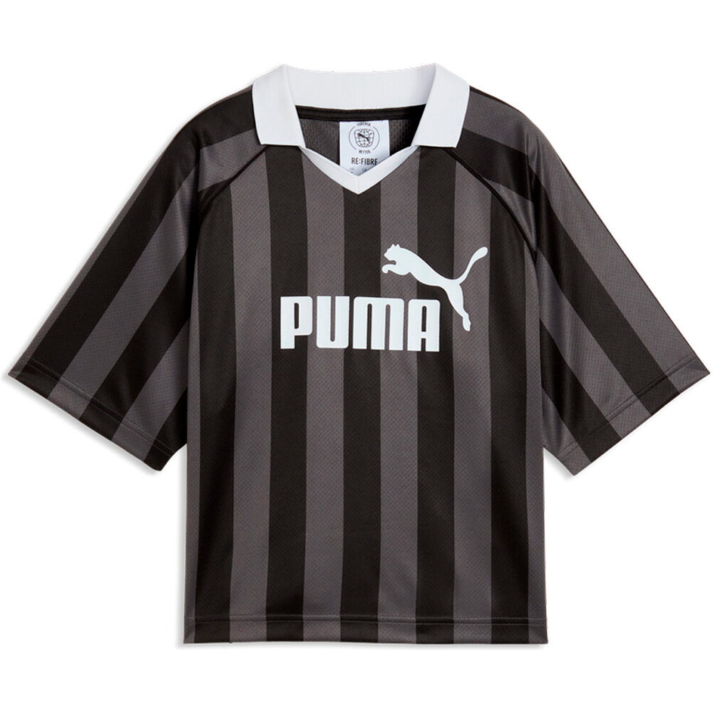 Puma camiseta manga corta mujer ESSENTIALS NEGRO vista detalle