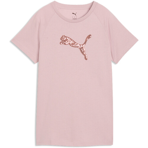 Puma camiseta manga corta mujer ESSENTIALS SEQUINS ROSA