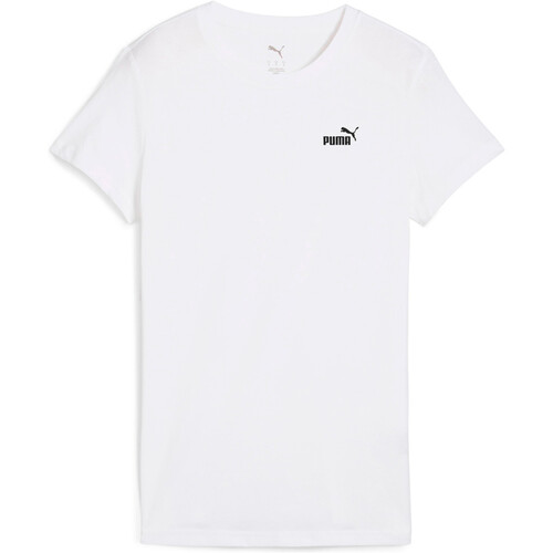Puma camiseta manga corta mujer ESSENTIALS SMALL LOGO BLANCO