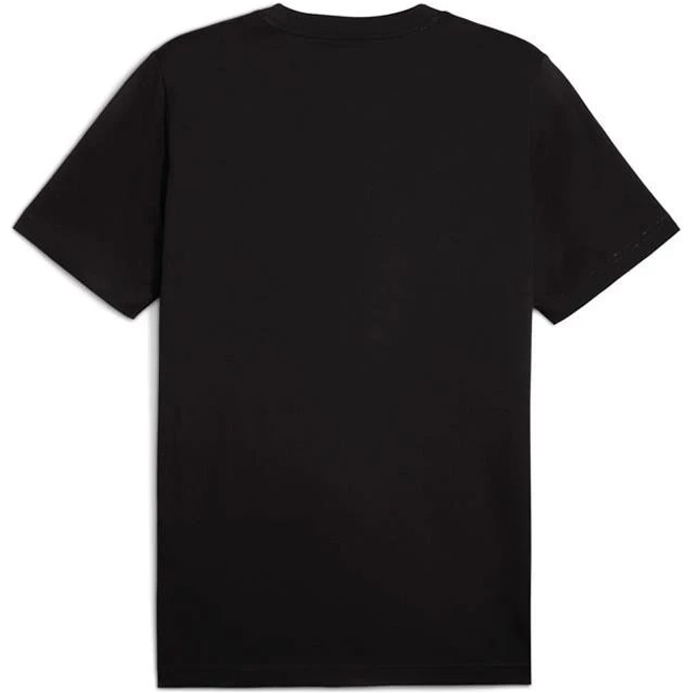 Puma camiseta manga corta niño ESSENTIALS CAT LOGO NEGRO vista trasera