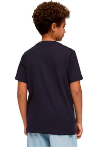 Puma camiseta manga corta niño GRAPHIC CAT AZUL vista trasera
