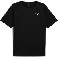 Puma camiseta técnica manga corta hombre RUN CLOUDSPUN NEGRO vista detalle