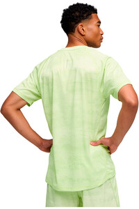 Puma camiseta técnica manga corta hombre RUN VELOCITY AOP MORADO vista trasera