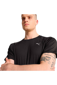 Puma camiseta técnica manga corta hombre RUN VELOCITY NEGRO vista detalle
