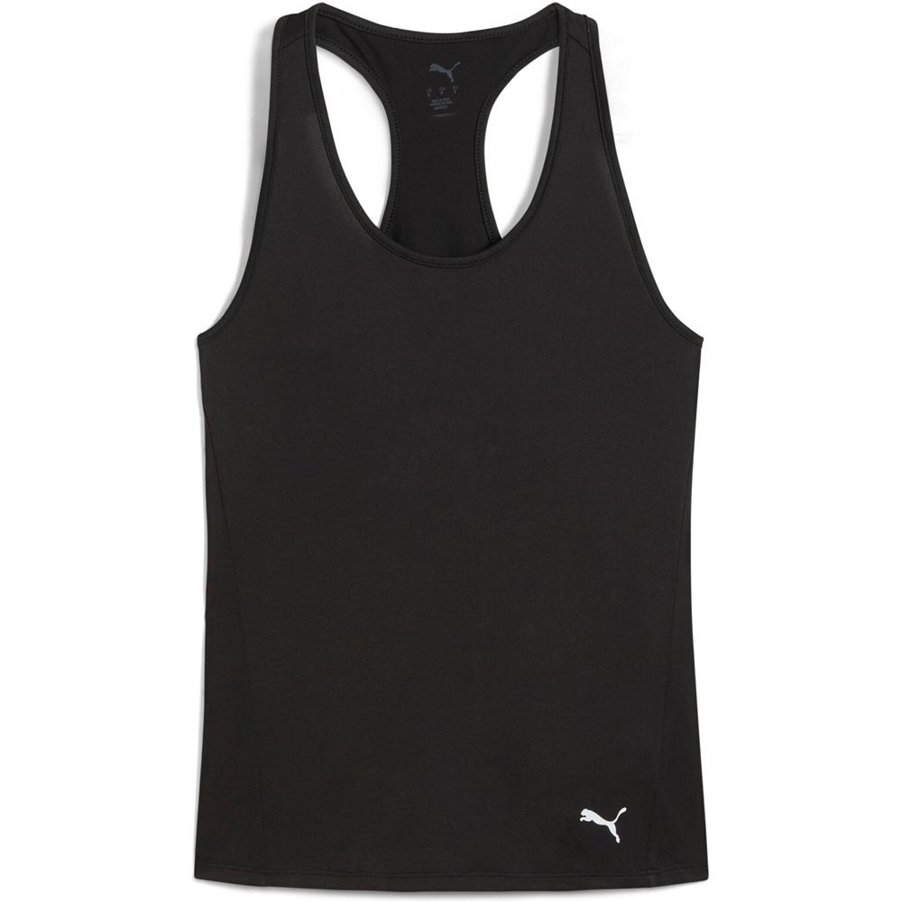 Puma camiseta tirantes fitness mujer TAD ESSENTIAL RACE NEGRO 03