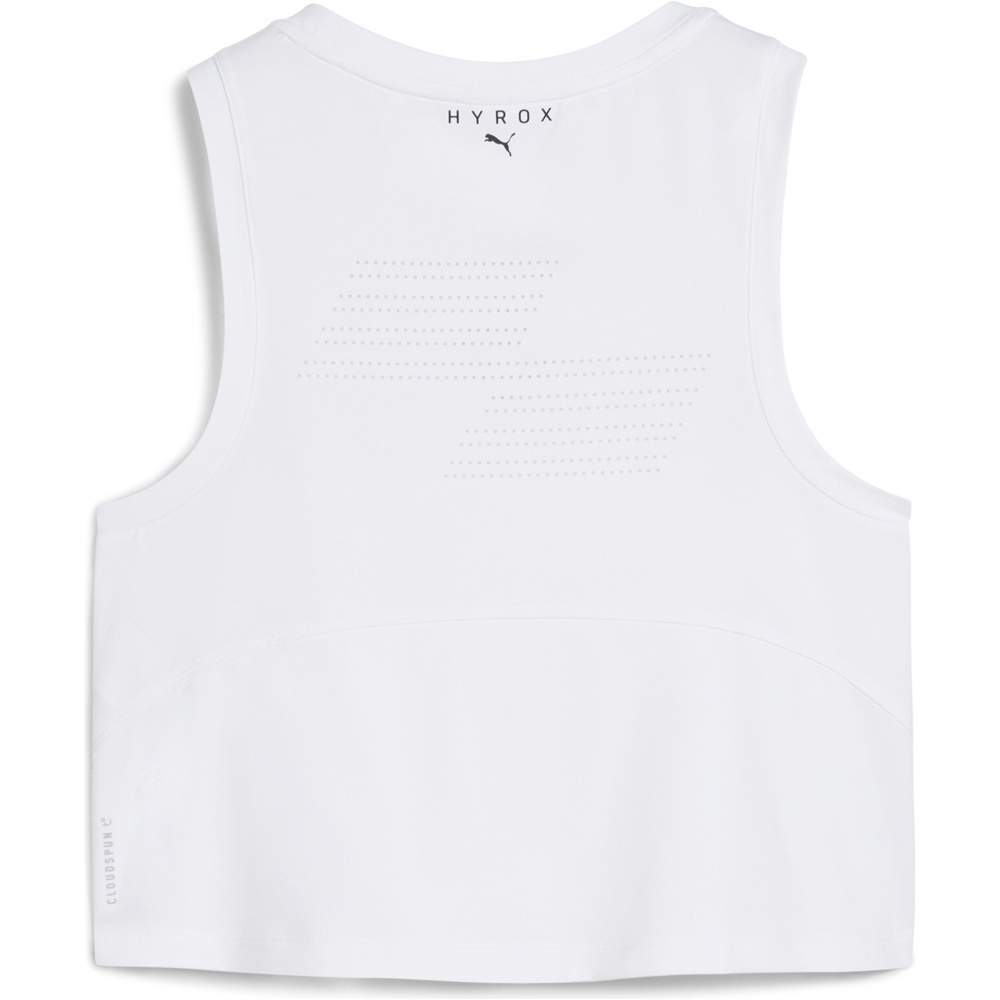 Puma camiseta tirantes fitness mujer x HYROX BLANCO 04
