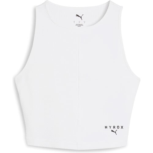 Puma camiseta tirantes fitness mujer X HYROX RIB BLANCO