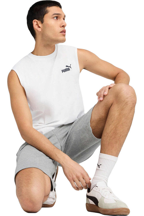 PUMA ESSENTIALS LOGO blanco