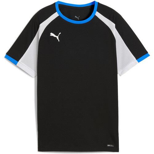 Puma camisetas entrenamiento futbol manga corta niño INDIVIDUAL LIGA NEGRO