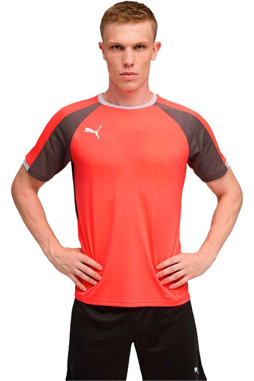 Puma camisetas fútbol manga corta INDIVIDUAL LIGA NARANJA