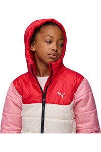 Puma chamarra niño ESSENTIAL BLANCO vista detalle