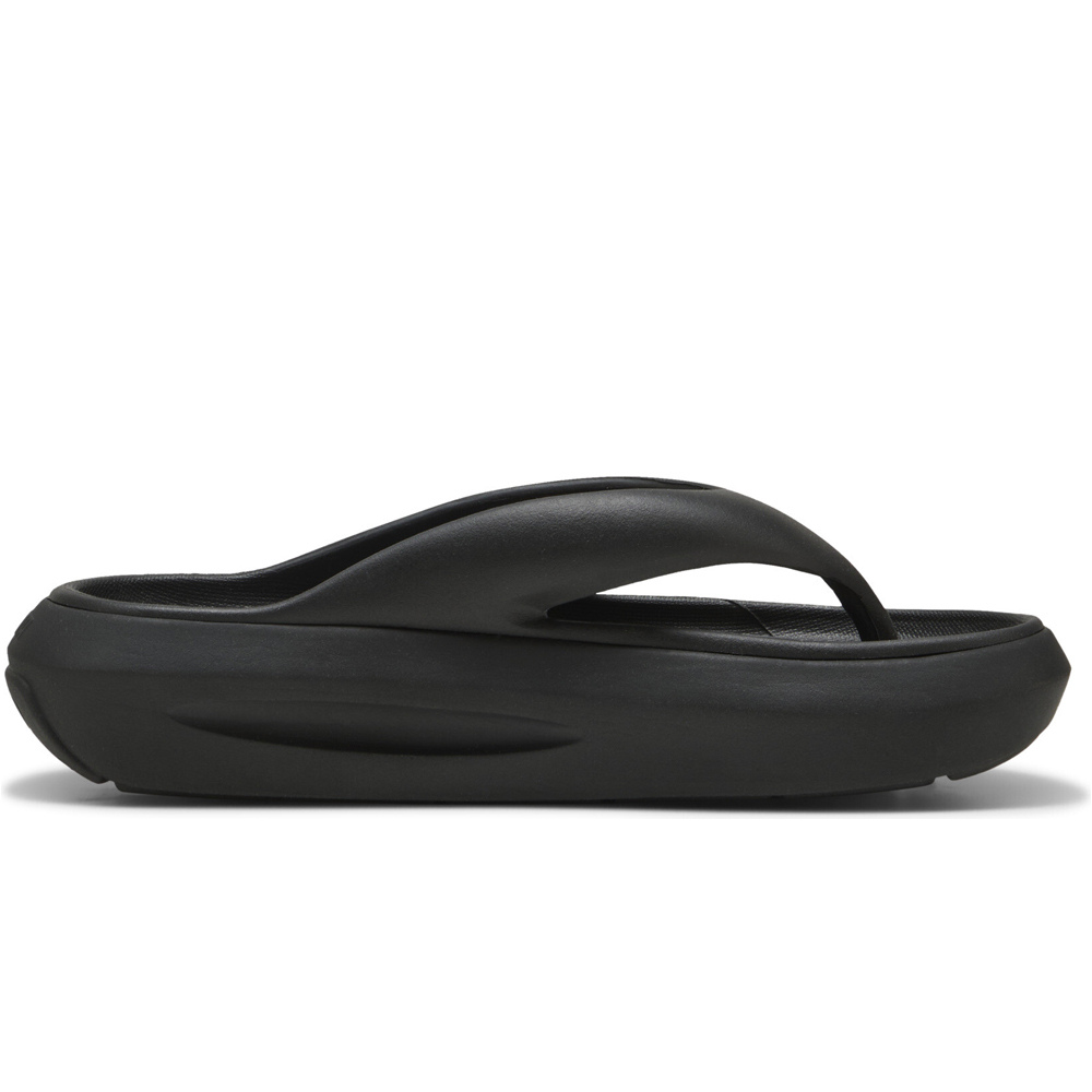Puma chanclas mujer FLATTER FLIP NEGRO puntera