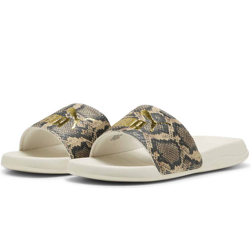 Puma chanclas mujer POPCAT 20 SNAKE CHIC BLANCO lateral interior