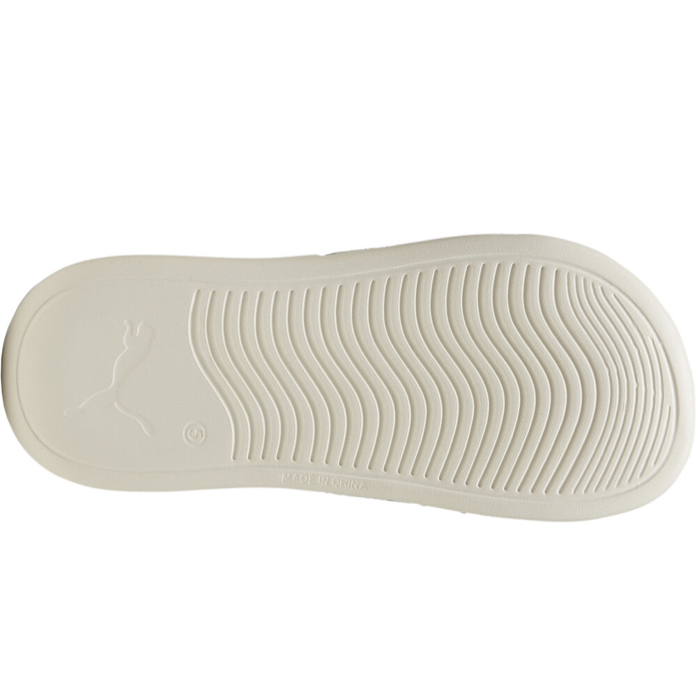 Puma chanclas mujer POPCAT 20 SNAKE CHIC BLANCO vista trasera